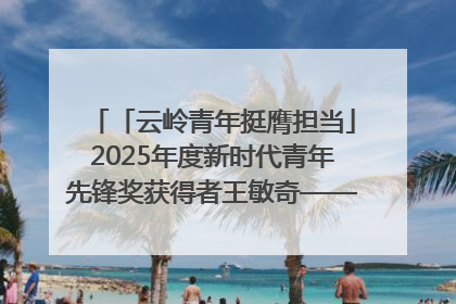「云岭青年挺膺担当」2025年度新时代青年先锋奖获得者王敏奇——澜沧江上好渔人