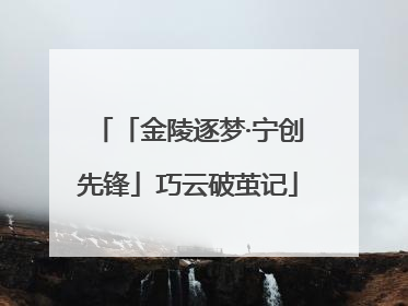 「金陵逐梦·宁创先锋」巧云破茧记