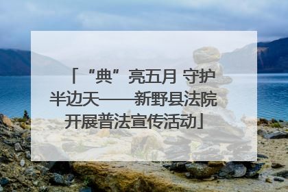 “典”亮五月 守护半边天——新野县法院开展普法宣传活动