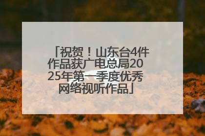 祝贺！山东台4件作品获广电总局2025年第一季度优秀网络视听作品