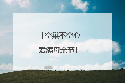 空巢不空心 爱满母亲节
