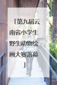 第九届云南省小学生野生动物绘画大赛落幕