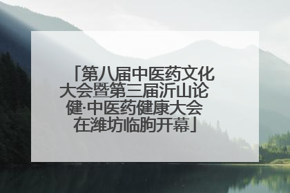 第八届中医药文化大会暨第三届沂山论健·中医药健康大会在潍坊临朐开幕