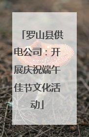 罗山县供电公司：开展庆祝端午佳节文化活动