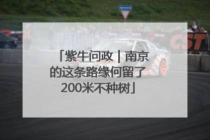 紫牛问政｜南京的这条路缘何留了200米不种树