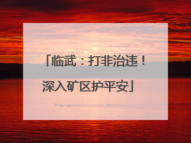 临武：打非治违！深入矿区护平安