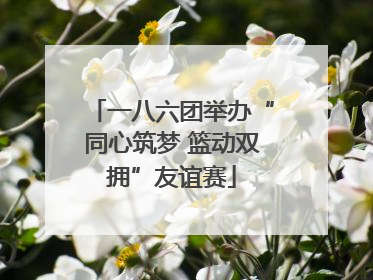 一八六团举办“同心筑梦 篮动双拥”友谊赛