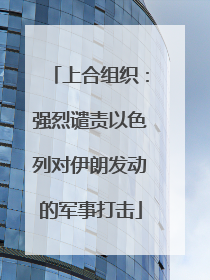 上合组织：强烈谴责以色列对伊朗发动的军事打击