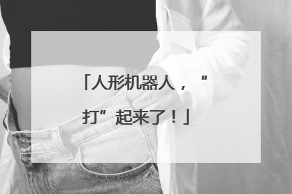 人形机器人，“打”起来了！