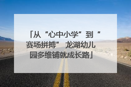 从“心中小学”到“赛场拼搏” 龙湖幼儿园多维铺就成长路