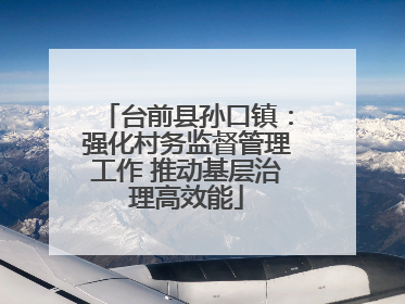 台前县孙口镇：强化村务监督管理工作 推动基层治理高效能