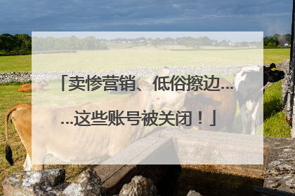 卖惨营销、低俗擦边……这些账号被关闭！