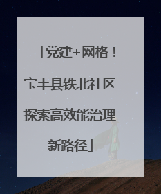 党建+网格！宝丰县铁北社区探索高效能治理新路径