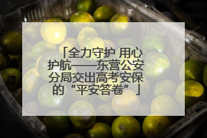 全力守护 用心护航——东营公安分局交出高考安保的“平安答卷”
