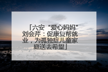 六安“爱心妈妈”刘会芹：促康复帮就业，为孤独症儿童家庭送去希望