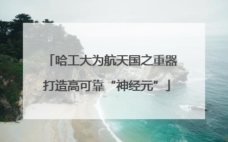 哈工大为航天国之重器打造高可靠“神经元”