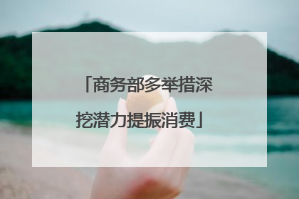 商务部多举措深挖潜力提振消费