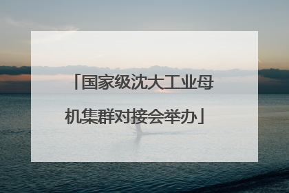 国家级沈大工业母机集群对接会举办