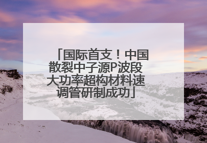 国际首支！中国散裂中子源P波段大功率超构材料速调管研制成功