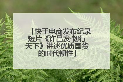 快手电商发布纪录短片《许昌发·韧行天下》讲述优质国货的时代韧性