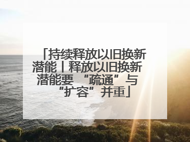 持续释放以旧换新潜能丨释放以旧换新潜能要 “疏通”与“扩容”并重