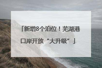 新增8个泊位！芜湖港口岸开放“大升级”