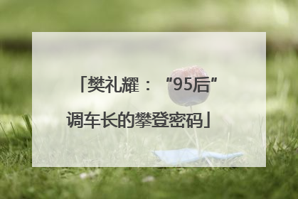 樊礼耀：“95后”调车长的攀登密码