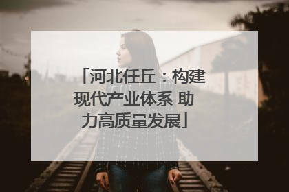河北任丘：构建现代产业体系 助力高质量发展