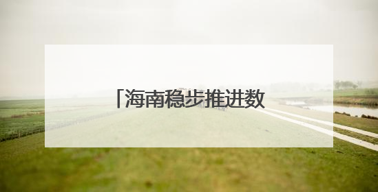 海南稳步推进数据安全有序流动