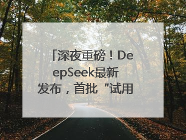 深夜重磅！DeepSeek最新发布，首批“试用体验”出炉→