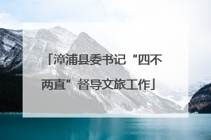 漳浦县委书记“四不两直”督导文旅工作