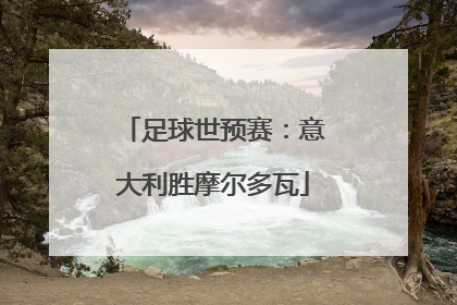 足球世预赛：意大利胜摩尔多瓦