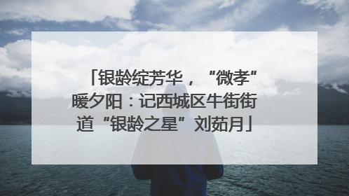 银龄绽芳华，“微孝”暖夕阳：记西城区牛街街道“银龄之星”刘茹月