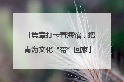 集章打卡青海馆，把青海文化“带”回家