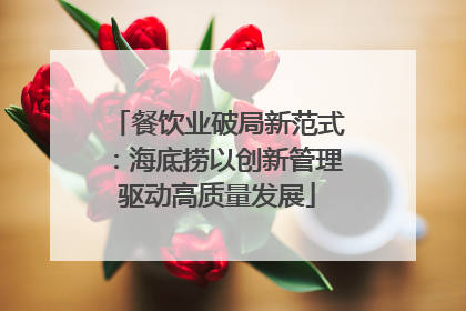 餐饮业破局新范式：海底捞以创新管理驱动高质量发展