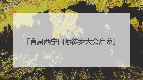 首届西宁国际徒步大会启幕
