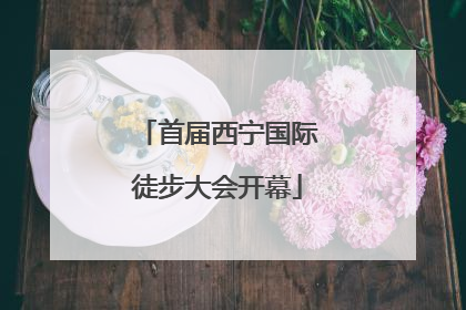 首届西宁国际徒步大会开幕