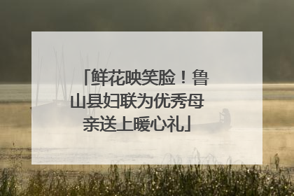 鲜花映笑脸！鲁山县妇联为优秀母亲送上暖心礼